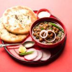 Chole, Bread Kulcha and Hot Gulabjamun